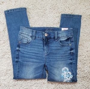 Justice ~ Big Girl's Blue Jeans Size 12 Slim NWT